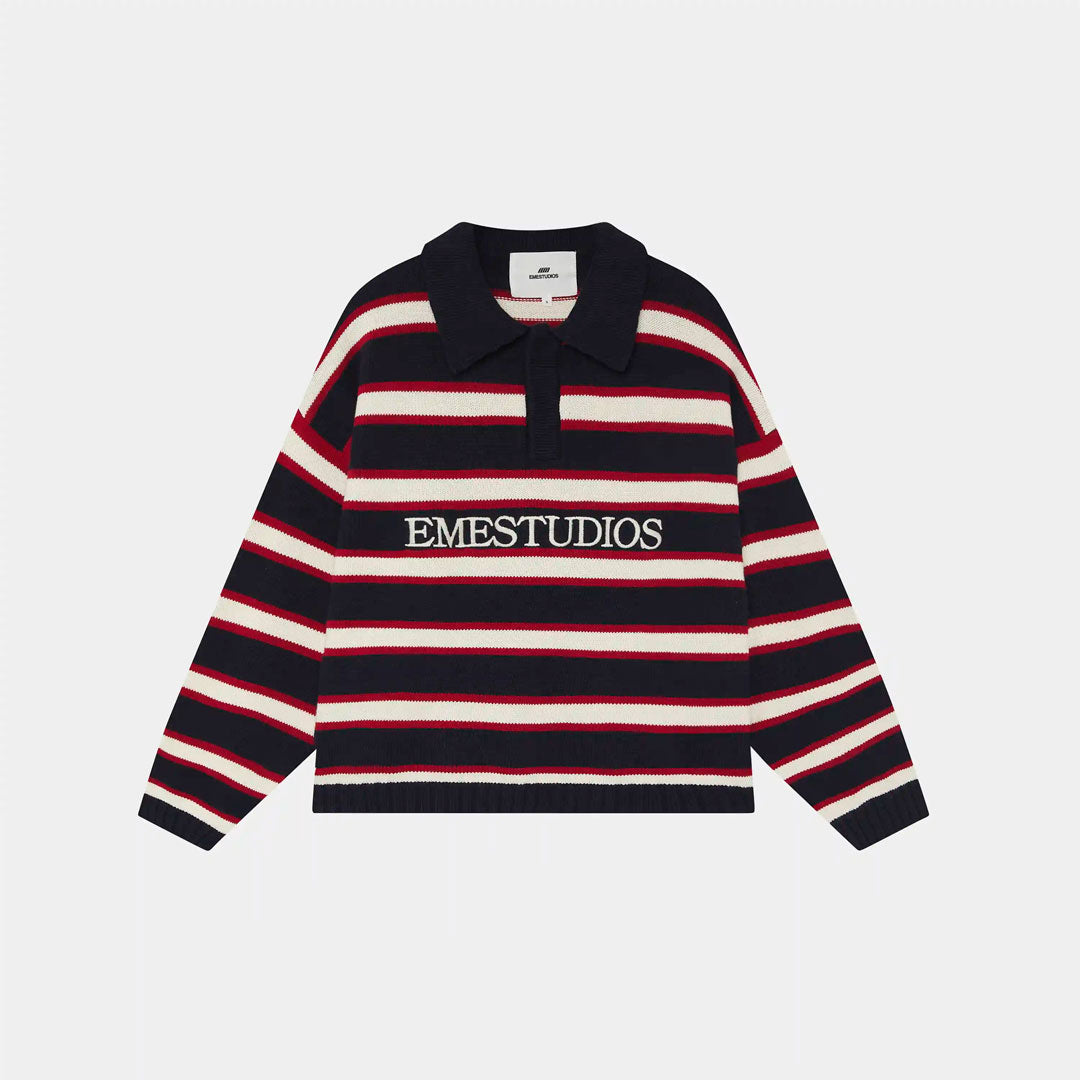 Sweater Eme Studios Sweet Navy Polo