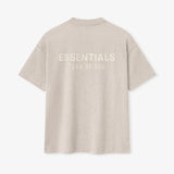 Camiseta Essentials Fear of God Metallic Heather Stone