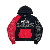 Campera Mixed Emotion Split Decision Red