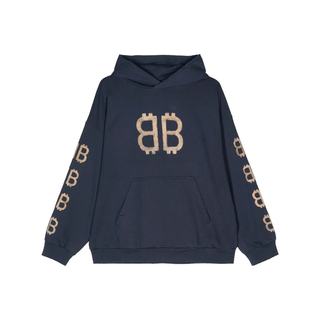 Hoodie Balenciaga Crypto Blue