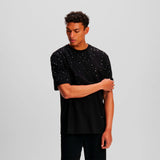 Camiseta Karl Lagerfeld Rhinestone degrade