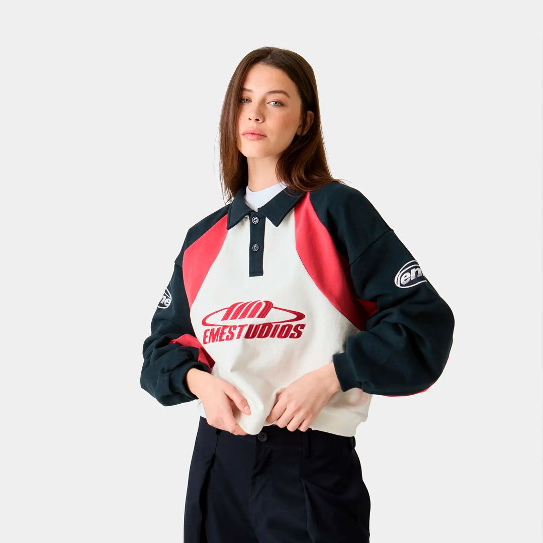 Buzo Eme Studios Tipton Navy Polo