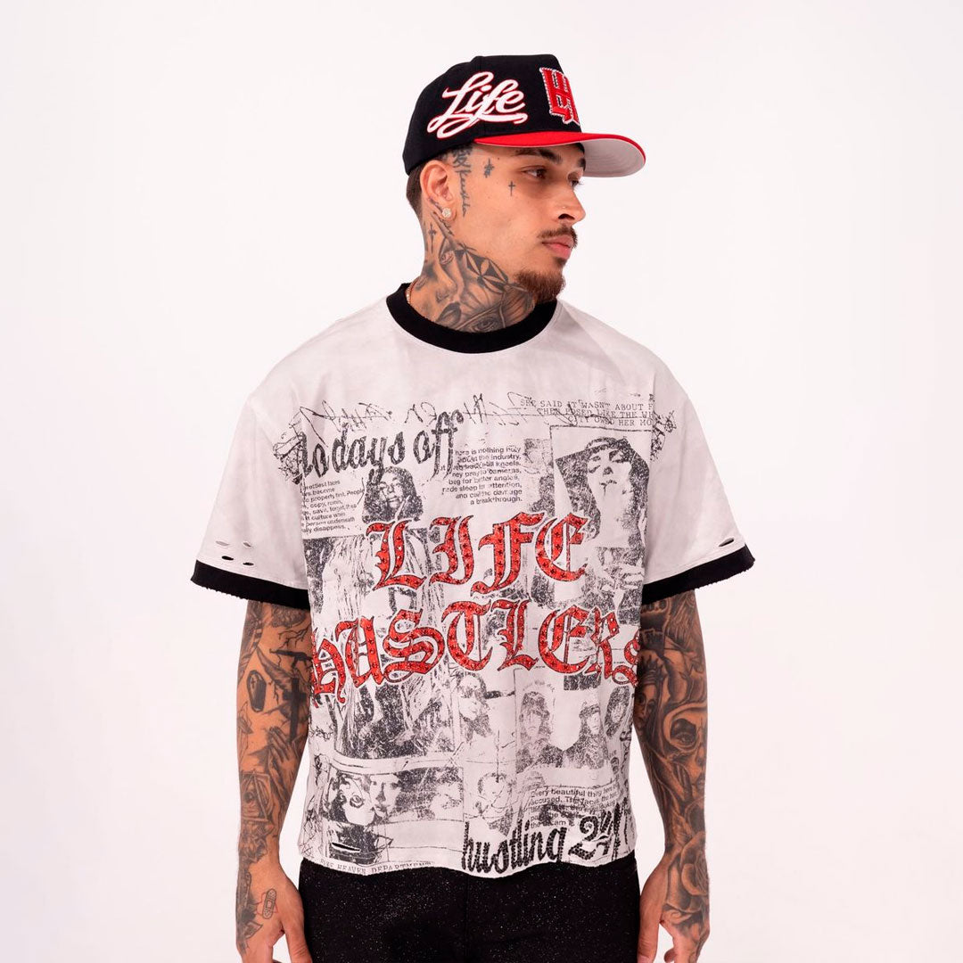 Camiseta Life Hustlers No Days Off