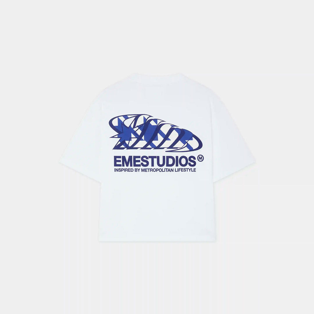 Camiseta Eme Studios Houndstooh Pearl