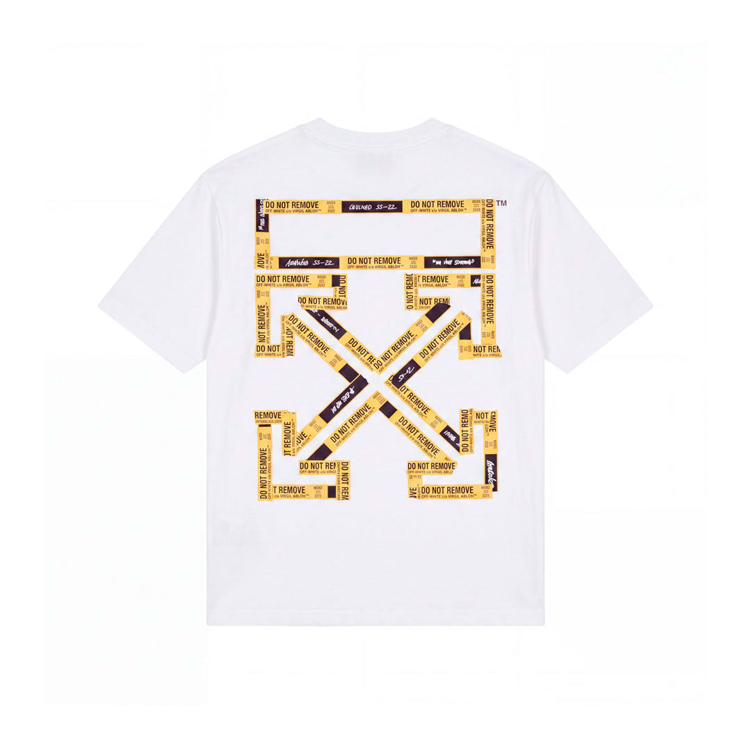 Camiseta Off-White Tape Arrow Oversize White