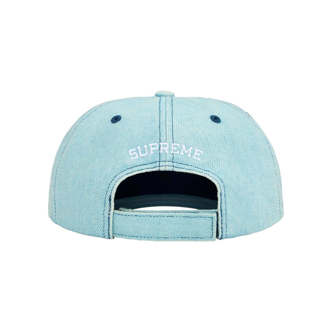 Gorro Supreme Embroidered Money Logo Blue