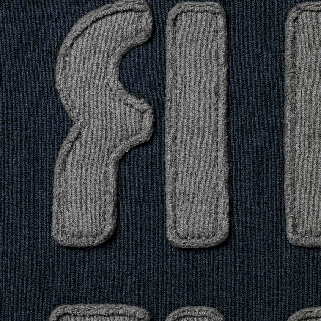 Hoodie Supreme Mirrored Appliqué Navy