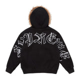 Campera Supreme Faux Fur en negro