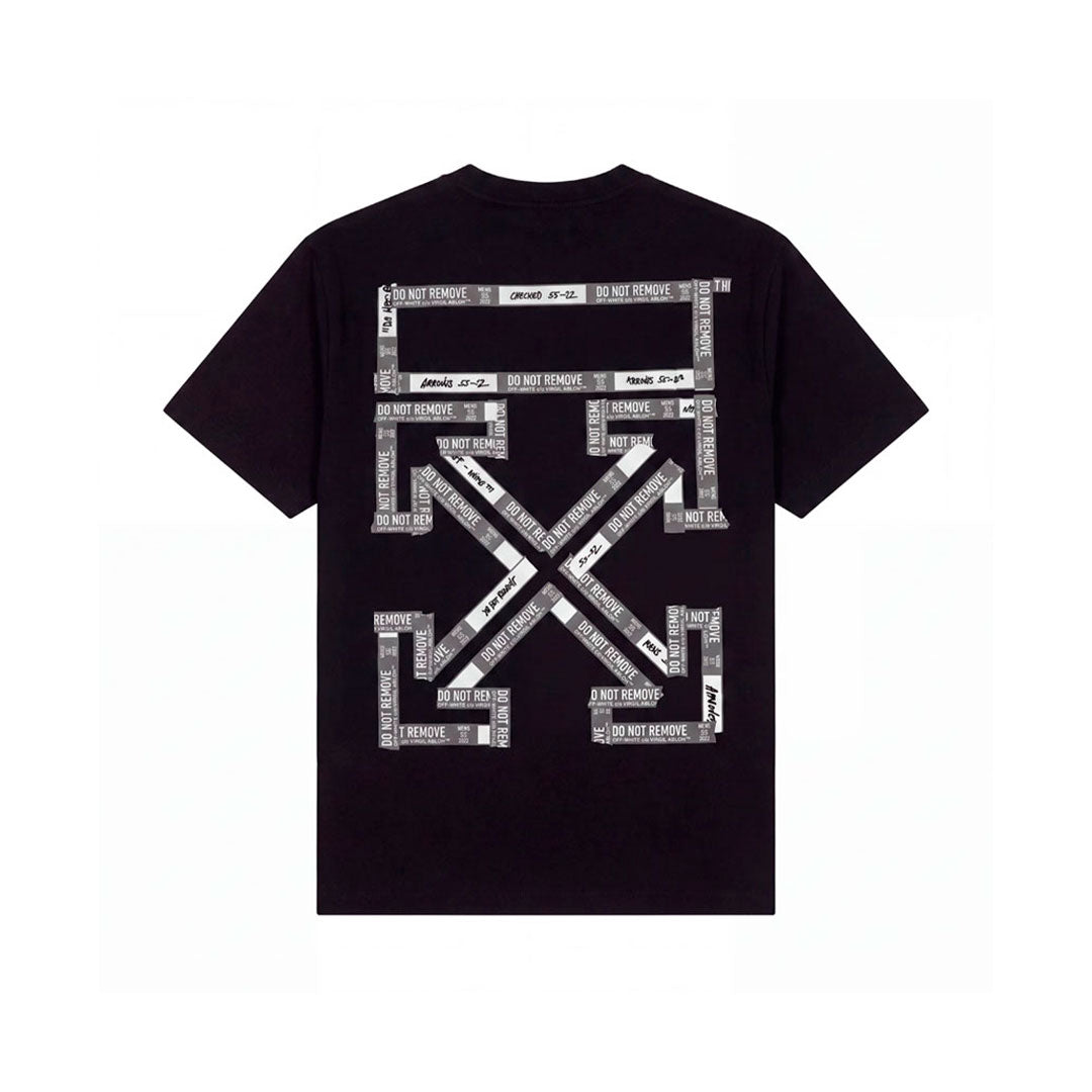 Camiseta Off-White Tape Arrow Oversize Black