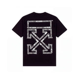 Camiseta Off-White Tape Arrow Oversize Black