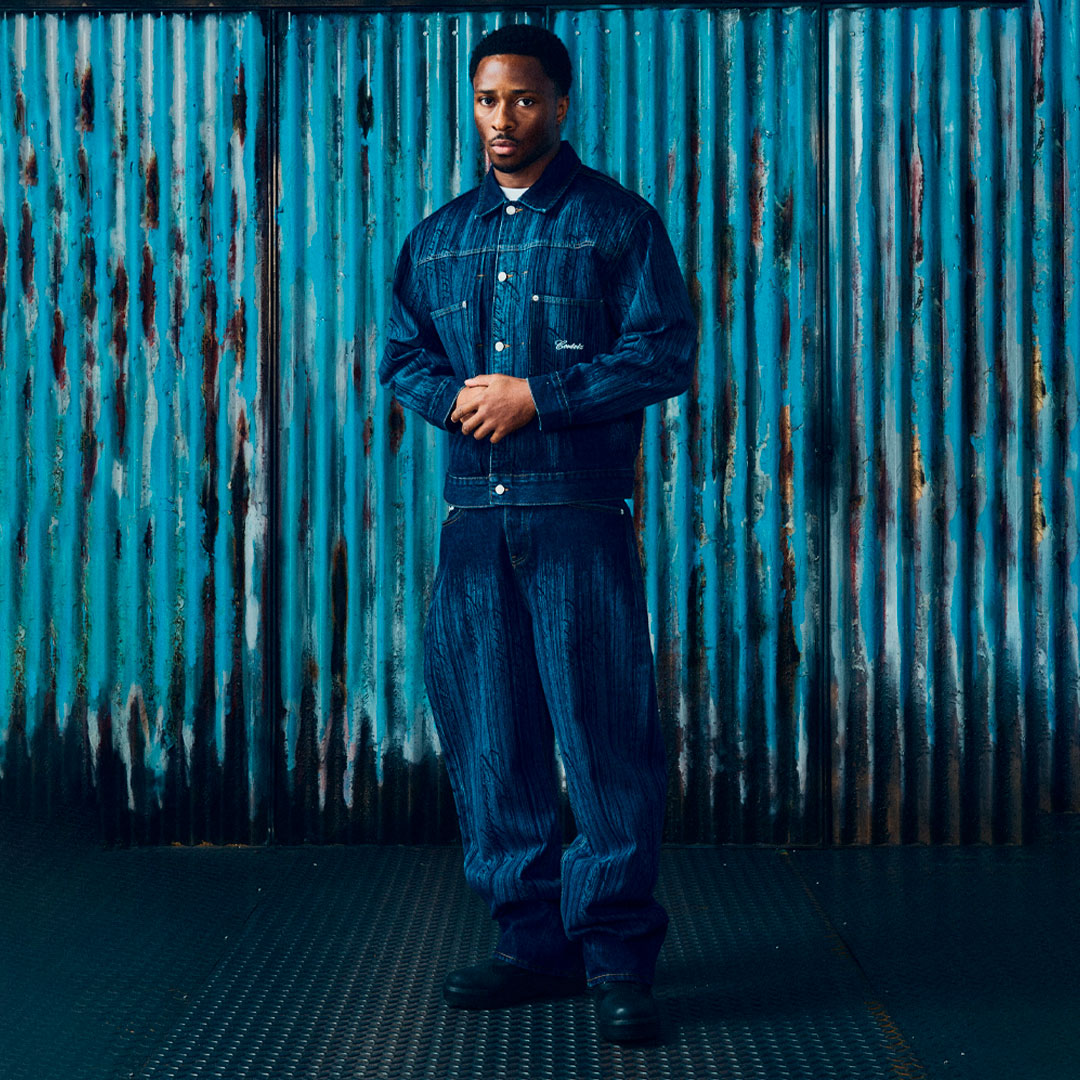 Pantalón Corteiz Strike Baggy Jeans Dark Wash