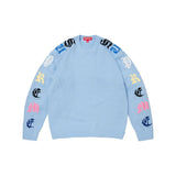 Sweater Supreme Old English LT Blue