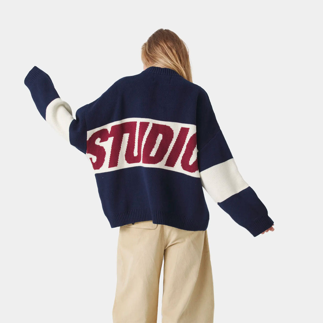 Sweater Eme Studios Thrill Navy