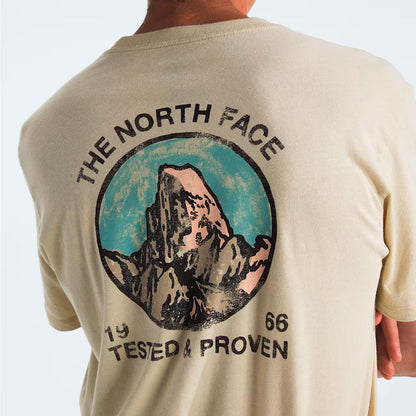 Camiseta the north face Mountain Tested en beige