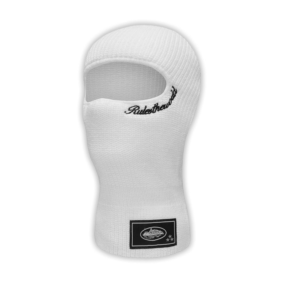 Balaclava Corteiz Knit Bally White