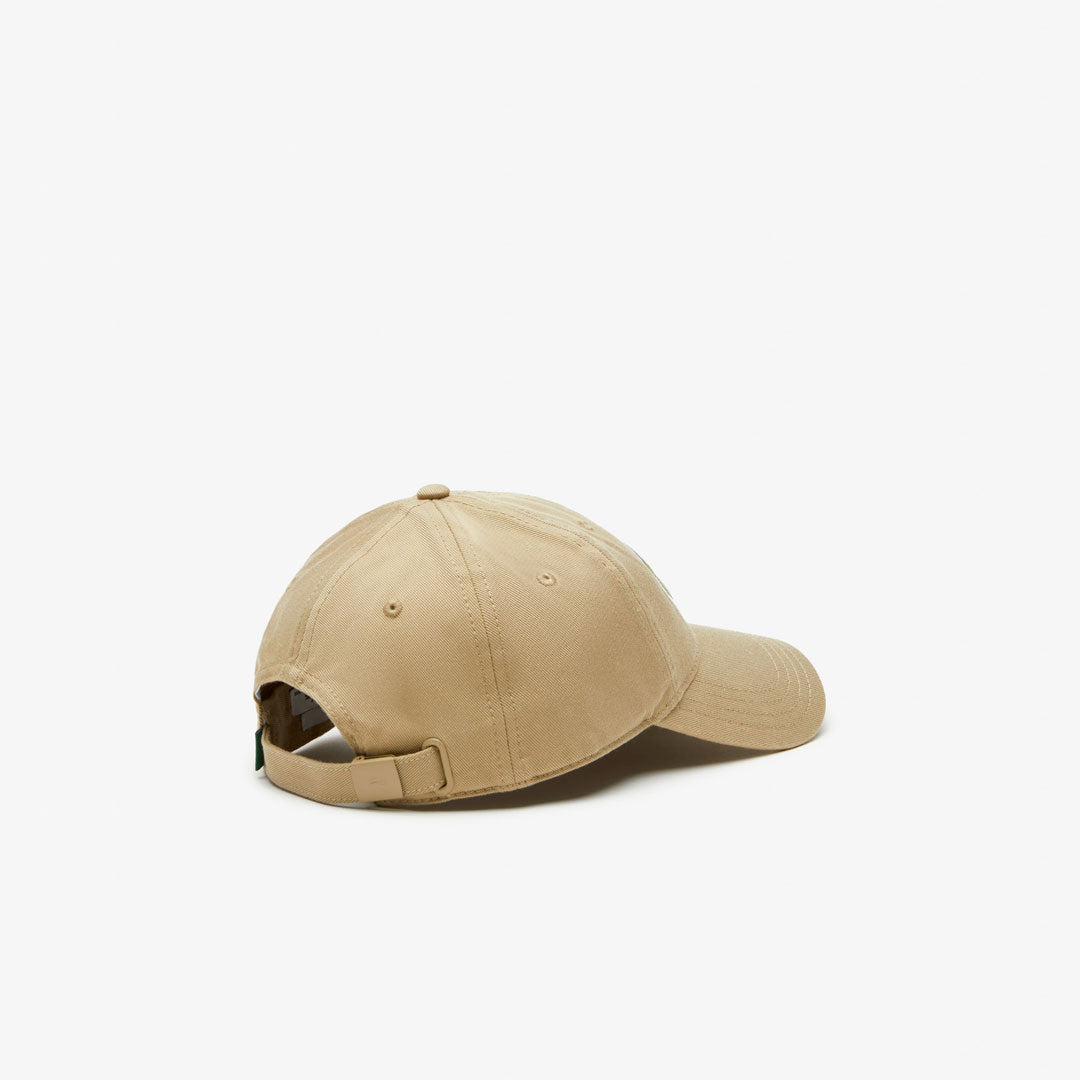 Gorro Lacoste Big Logo en khaki