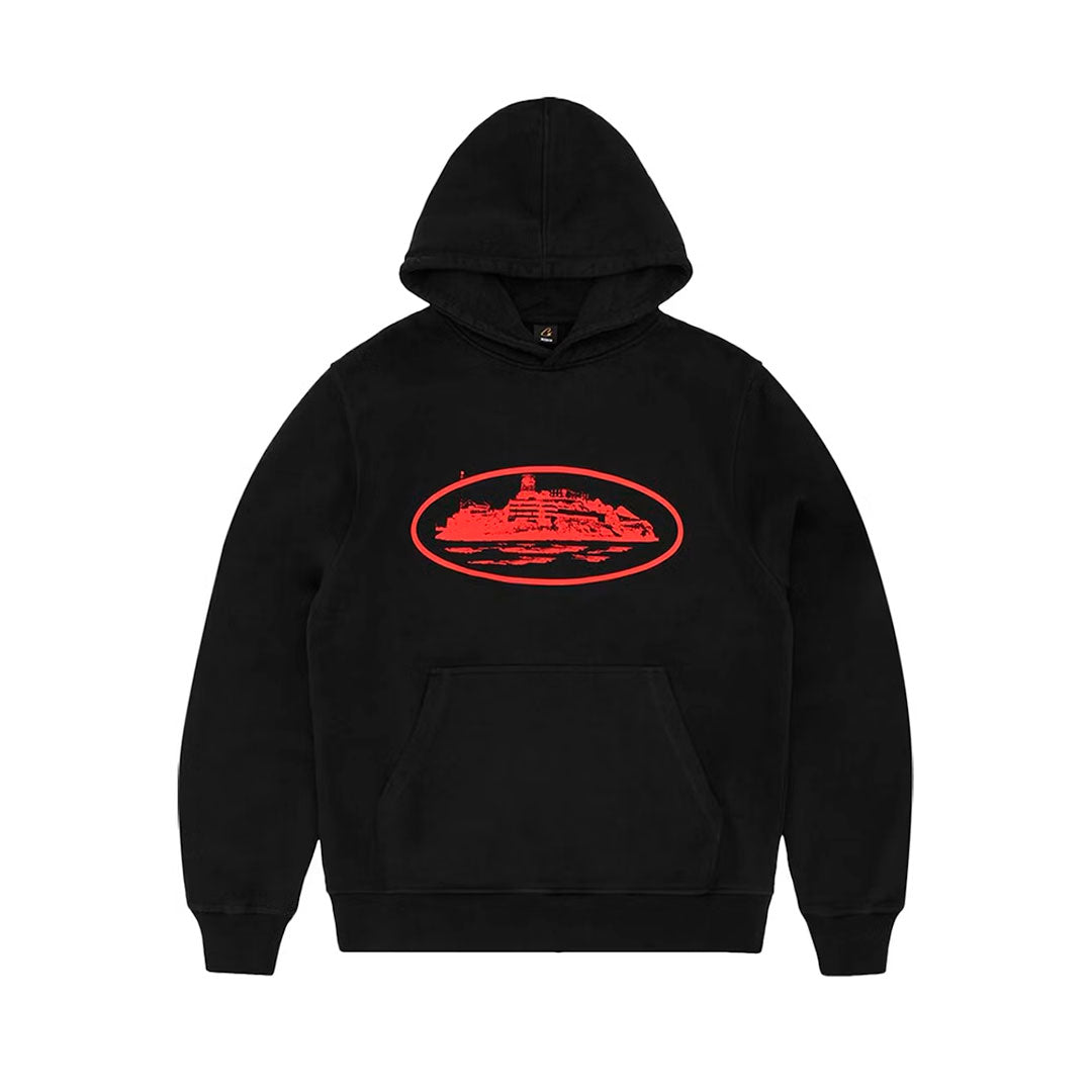 Hoodie Corteiz Alcatraz Red