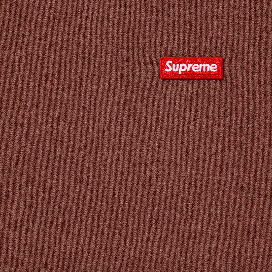 Hoodie Supreme Small box Brown