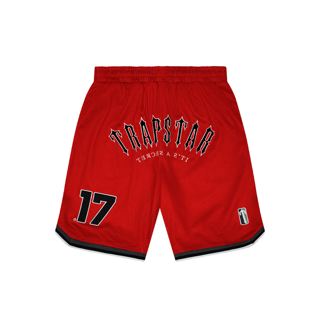 Short Trapstar Irongate Basketball Red