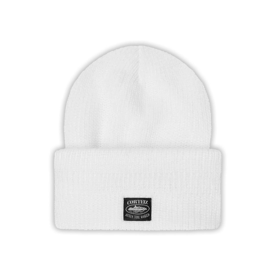 Balaclava Corteiz Knit Bally White