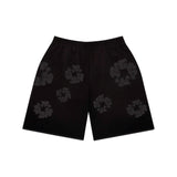 Short Denim Tears Faded Mono Cotton Wreath en negro