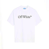Camiseta Off-White Big Bookish oversize en blanco