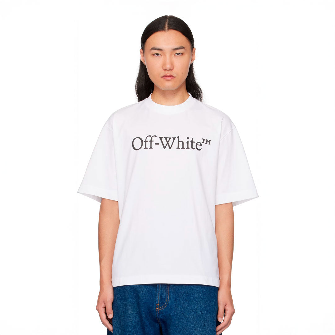 Camiseta Off-White Big Bookish oversize en blanco
