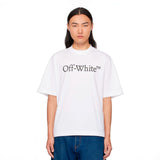 Camiseta Off-White Big Bookish oversize en blanco