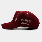 Gorro Lumbre Studioz Dios Te Bendiga Bordeaux