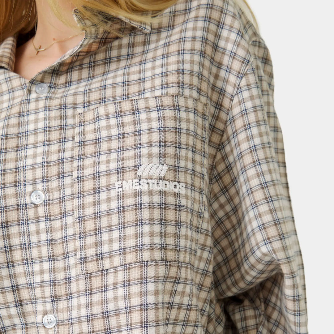 Camisa Eme Studios Ivy Boxy Off Sand