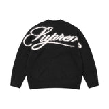 Sweater Supreme Angora Script en negro