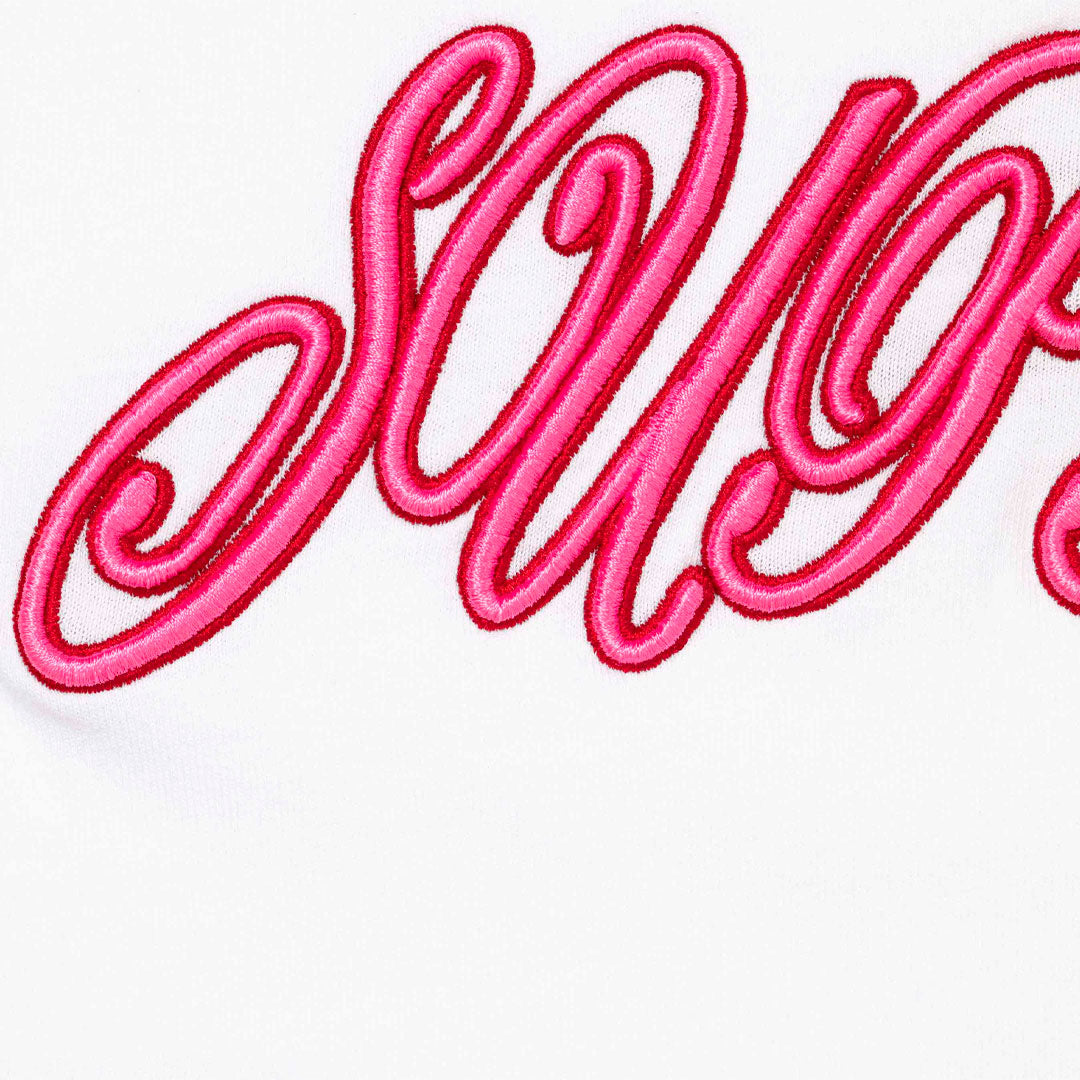 Camiseta Supreme Raised Script White