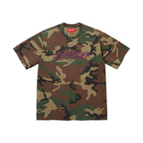 Camiseta Supreme Raised Script Camo