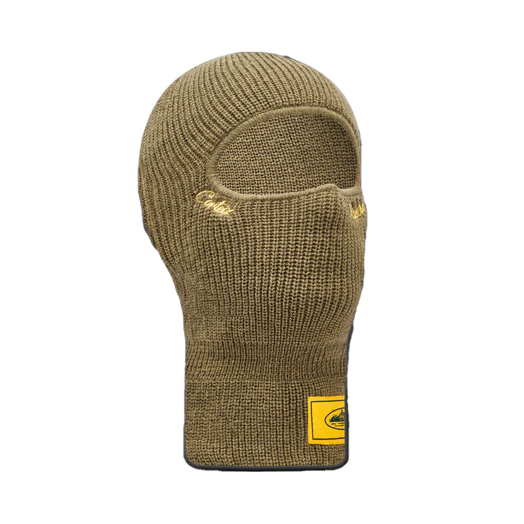 Balaclava Corteiz Knit Bally Green