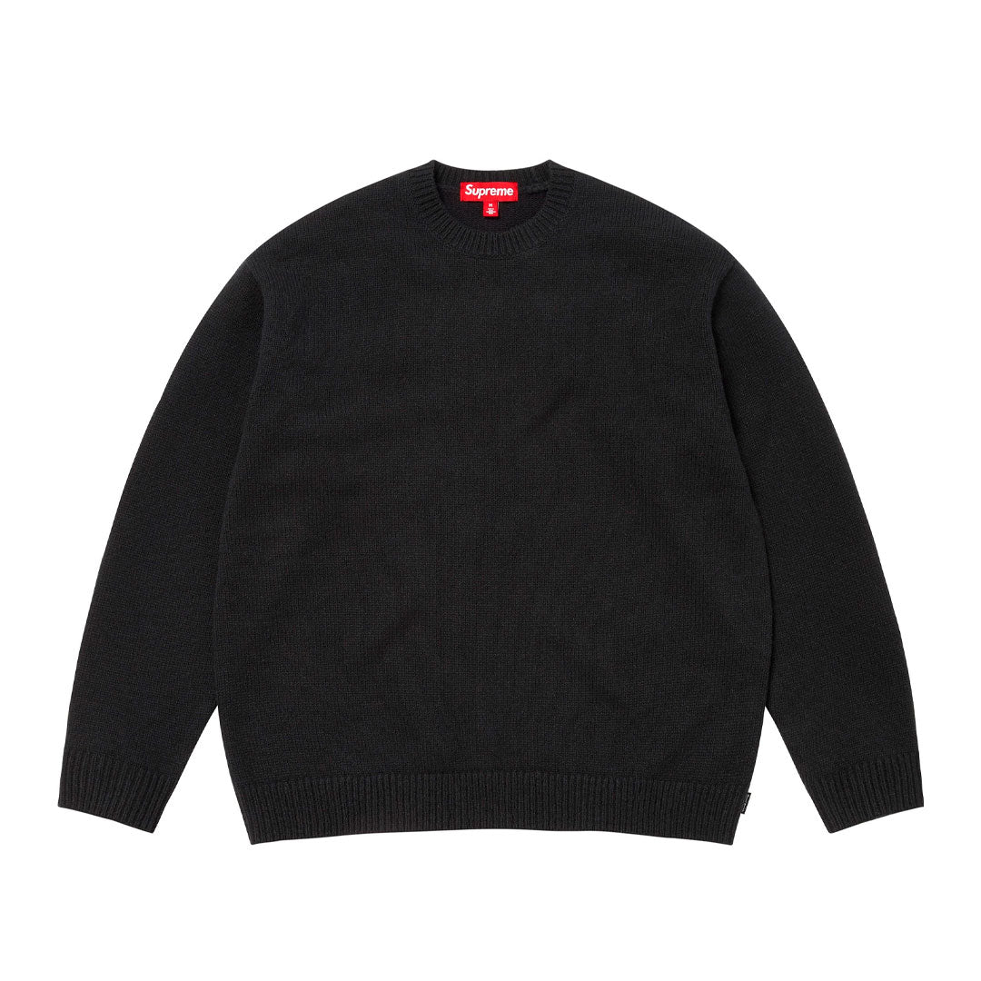 Sweater Supreme Angora Script en negro