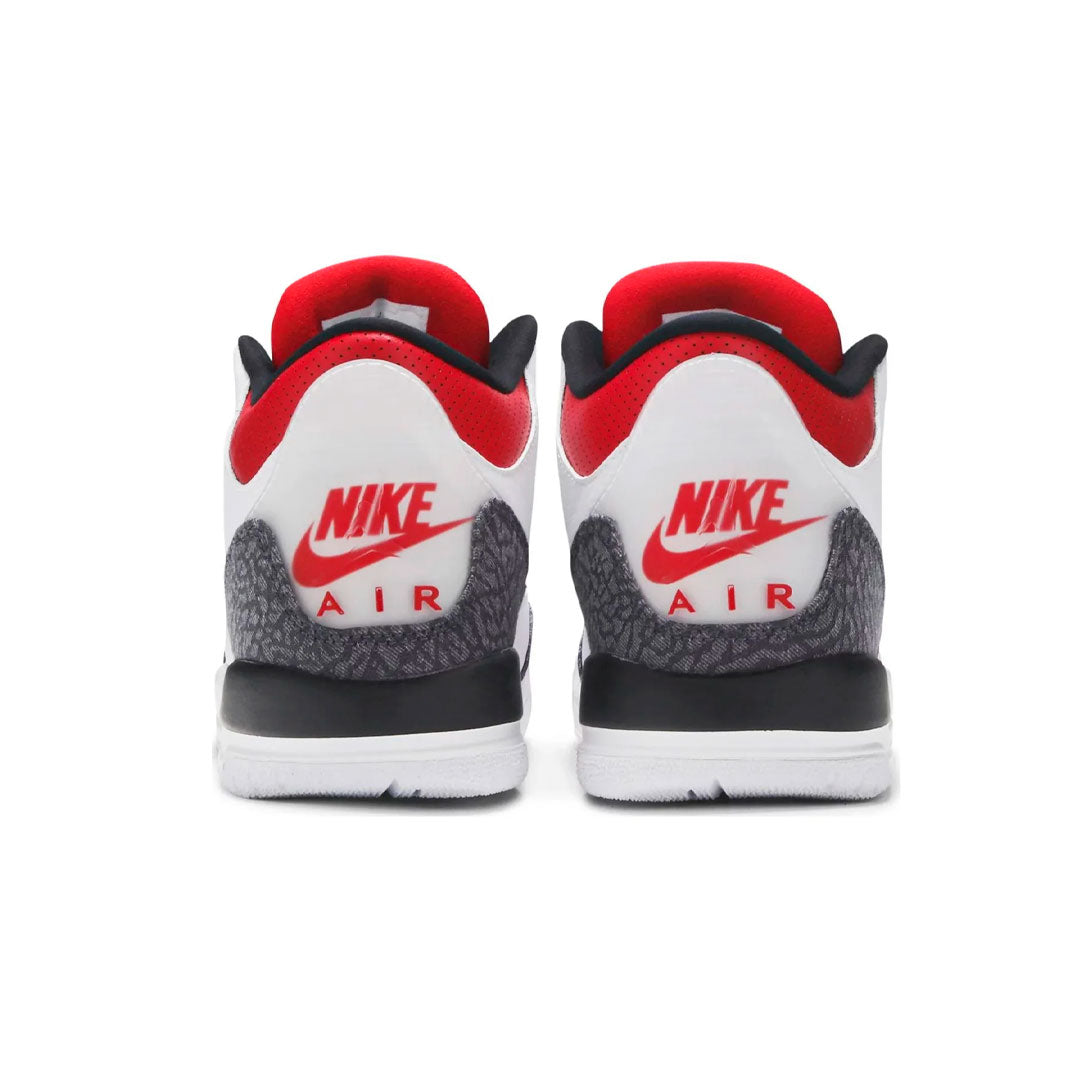 Jordan 3 Retro Fire Red denim