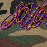Camiseta Supreme Raised Script Camo