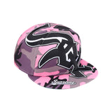 Gorro Supreme x New Era Chicago White Sox Ajustable Pink Camo