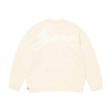 Sweater Supreme Angora Script en beige