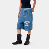 Short Eme Studios Badge Blue Denim