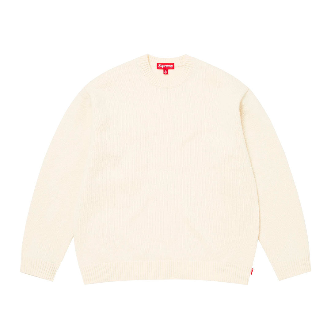 Sweater Supreme Angora Script en beige