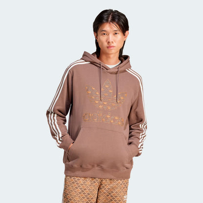 Hoodie adidas Originals Mono en marron