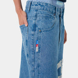 Short Eme Studios Badge Blue Denim