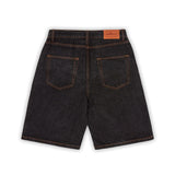 Short Corteiz Alcatraz Denim en negro