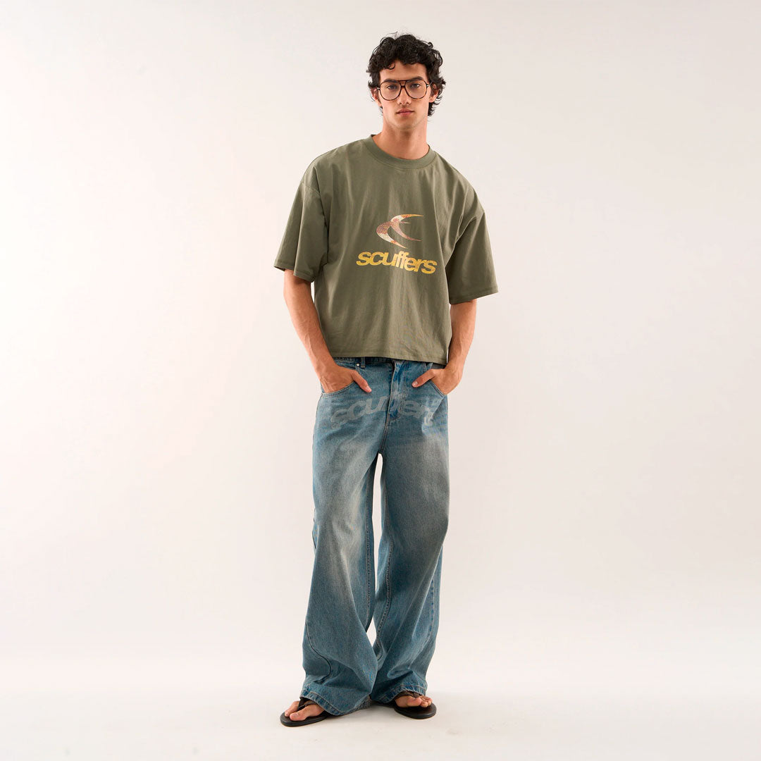 Camiseta Scuffers Cameleon en verde