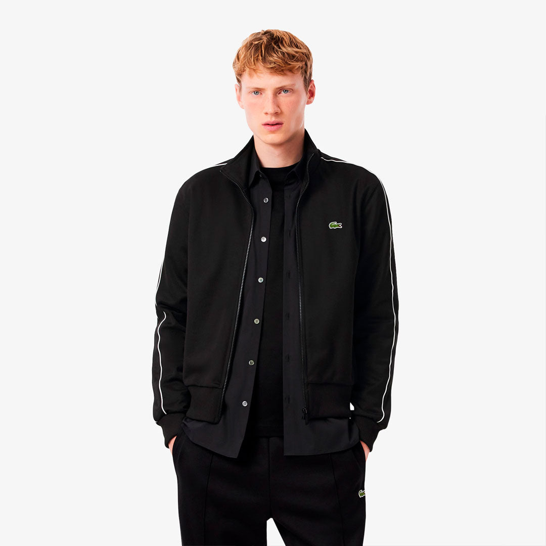 Campera Lacoste Paris Piqué Black