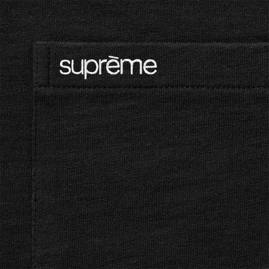 Camiseta Supreme Pocket en negro