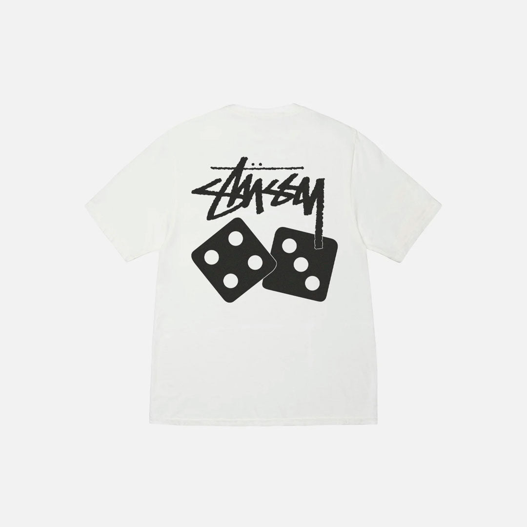 Camiseta Stussy Dice en blanco