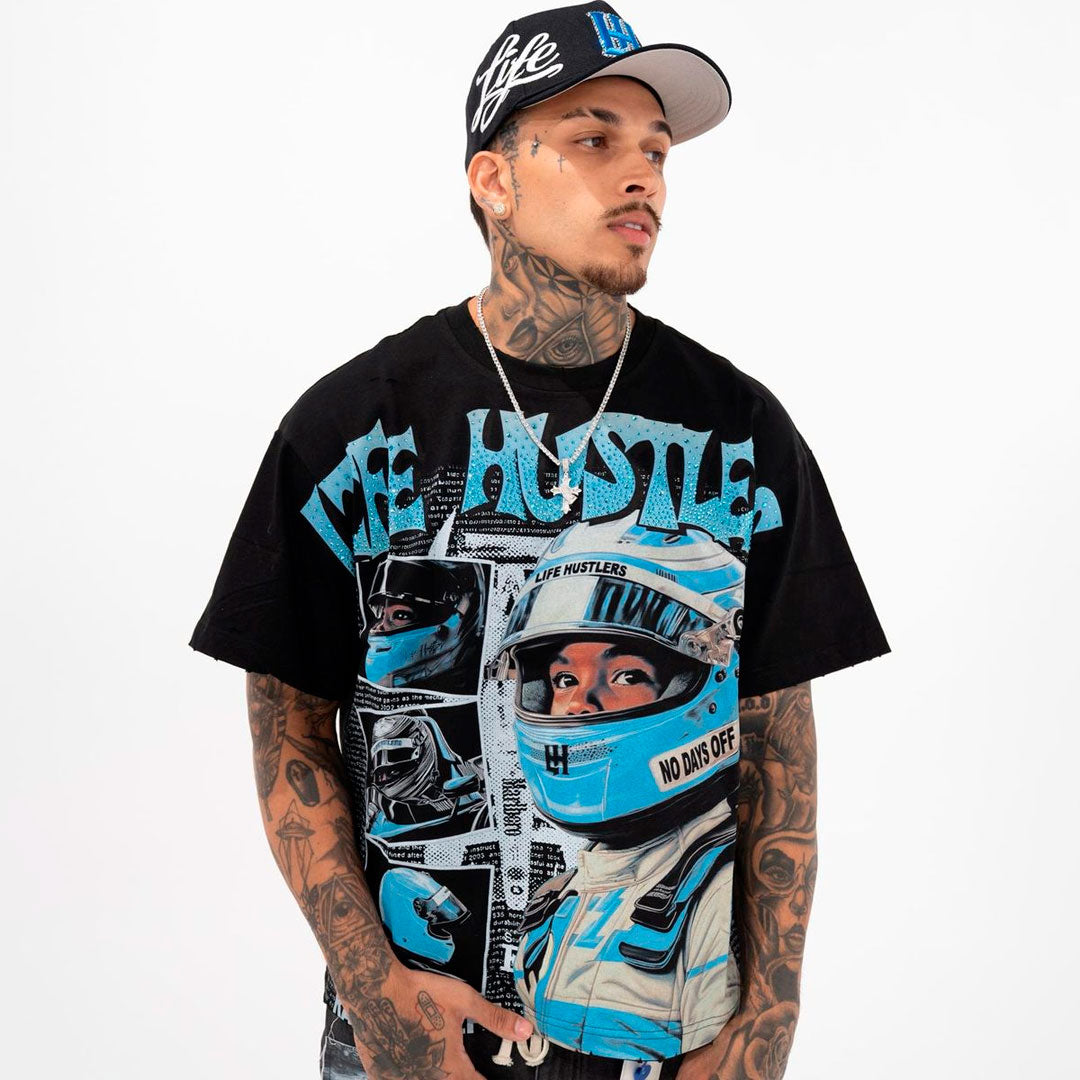 Camiseta Life Hustlers Racing Kid