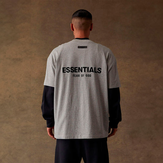 Camiseta Essentials Fear of God 'Dark Oatmeal' FW22